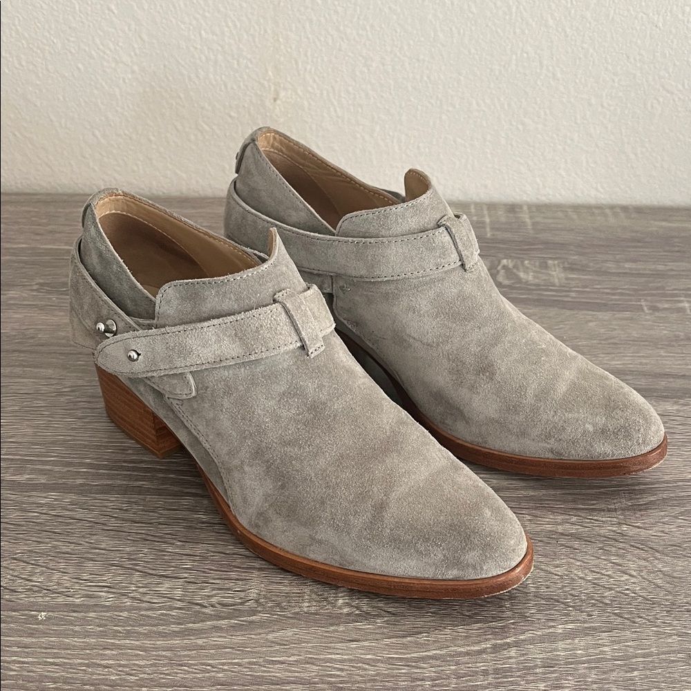 Rag Bone Harley Boot In Cemento Suede Boots Shoes